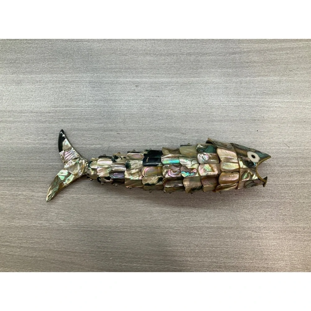 ABALONE ARTICULATED FISH BOTTLE OPENER